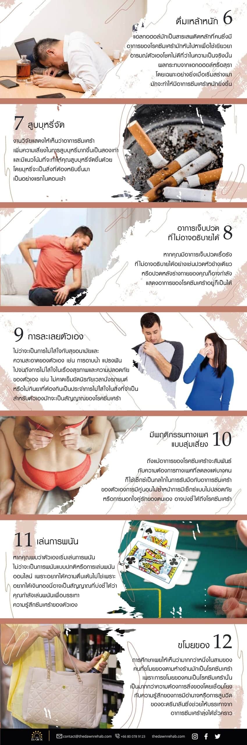 infographic - สัญญาณโรคซึมเศร้าที่คุณคาดไม่ถึง 2